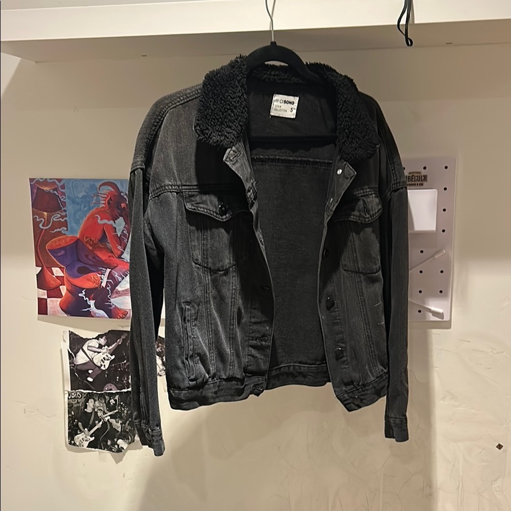 Black Denim Jean Jacket